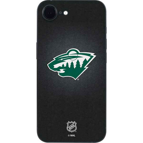 NHL Minnesota Wild Black Background iPhone 16e Skin