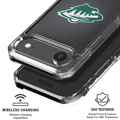 NHL Minnesota Wild Black Background iPhone 17 Air Clear Case