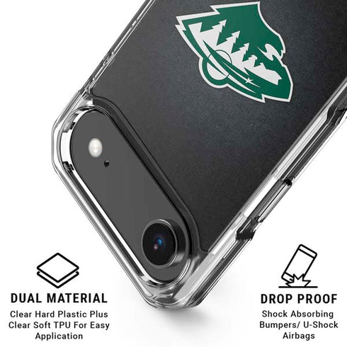 NHL Minnesota Wild Black Background iPhone 17 Air Clear Case