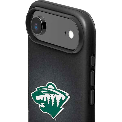 NHL Minnesota Wild Black Background iPhone 17 Air Impact Case