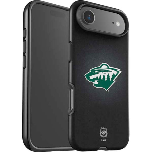 NHL Minnesota Wild Black Background iPhone 17 Air Impact Case