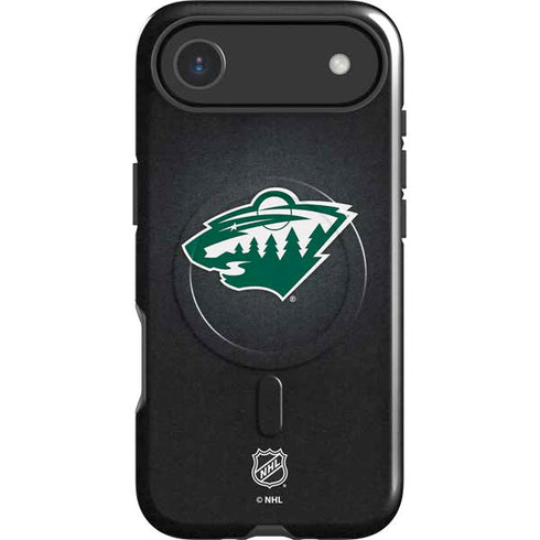 NHL Minnesota Wild Black Background iPhone 17 Air Magsafe Impact Case