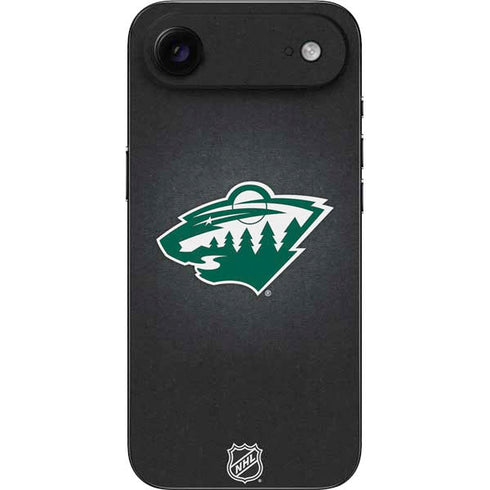 NHL Minnesota Wild Black Background iPhone 17 Air Skin