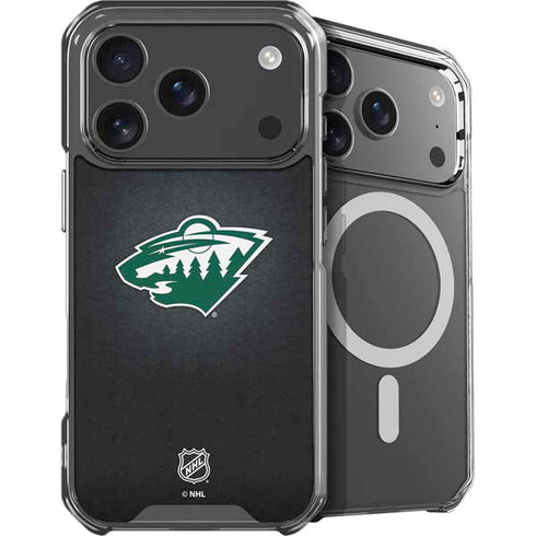 NHL Minnesota Wild Black Background iPhone 17 Pro Max MagSafe Case