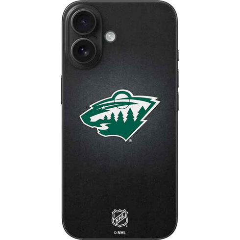 NHL Minnesota Wild Black Background iPhone 17 Skin