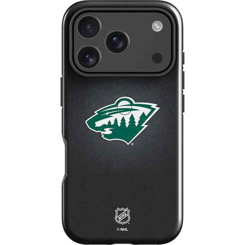 NHL Minnesota Wild Black Background iPhone 18 Pro Impact Case