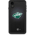 NHL Minnesota Wild Black Background iPhone Cases