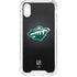 NHL Minnesota Wild Black Background iPhone XS Clear Case