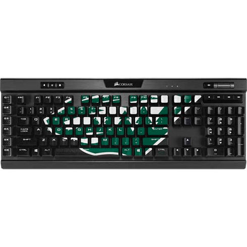 NHL Minnesota Wild Black Background K95 RGB PLATINUM Mechanical Gaming Keyboard Skin