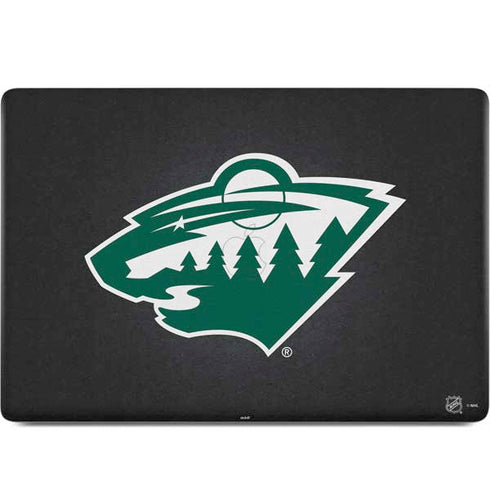 NHL Minnesota Wild Black Background MacBook Skins