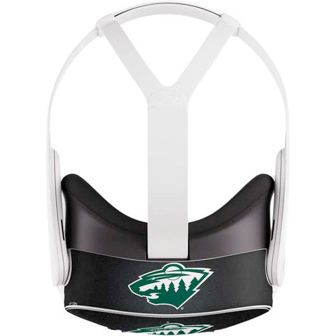 NHL Minnesota Wild Black Background Meta Quest 3S Skin