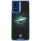 NHL Minnesota Wild Black Background Moto G 5G (2024) Clear Case