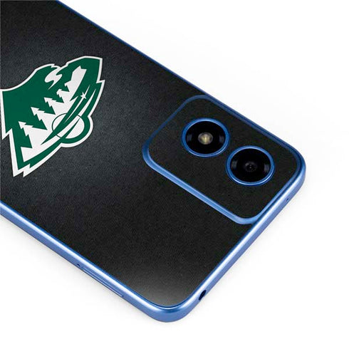 NHL Minnesota Wild Black Background Moto G Play 4G (2024) Skin