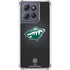 NHL Minnesota Wild Black Background Moto G Stylus 5G (2025) Clear Case