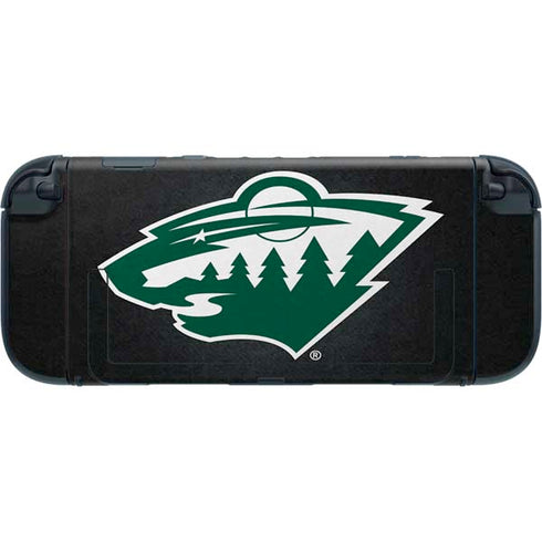 NHL Minnesota Wild Black Background Nintendo Switch 2 (2025) with Joy-Con Skin
