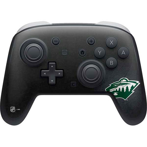 NHL Minnesota Wild Black Background Nintendo Skins