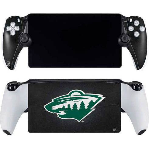 NHL Minnesota Wild Black Background PlayStation Portal Remote Player Skin