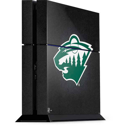 NHL Minnesota Wild Black Background PlayStation PS4 Skins