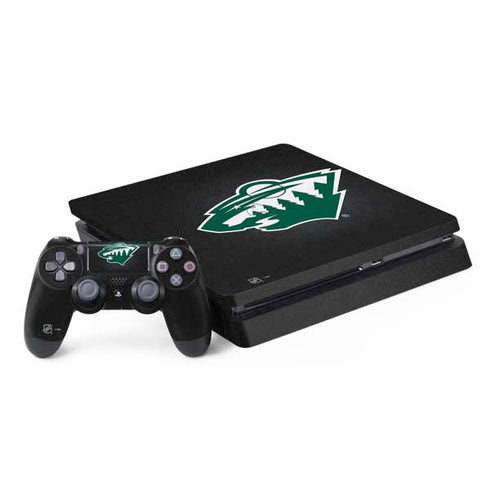 NHL Minnesota Wild Black Background PlayStation PS4 Skins