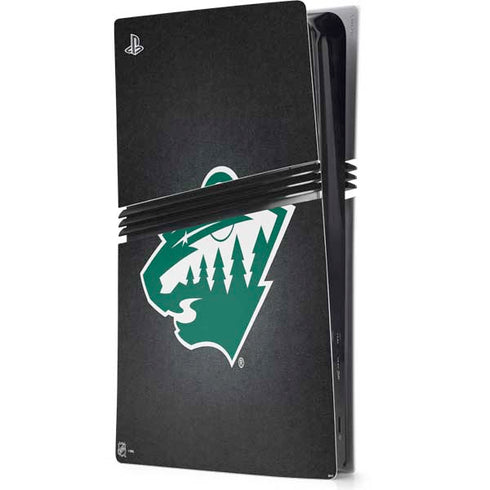 NHL Minnesota Wild Black Background PlayStation PS5 Skins