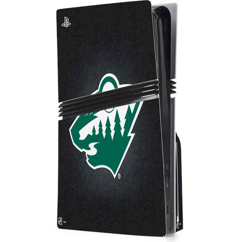 NHL Minnesota Wild Black Background PlayStation PS5 Skins