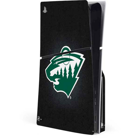 NHL Minnesota Wild Black Background PlayStation PS5 Skins