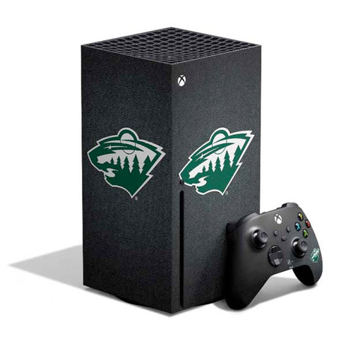 NHL Minnesota Wild Black Background Xbox Series X Skins