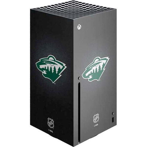 NHL Minnesota Wild Black Background Xbox Series X Skins