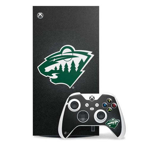 NHL Minnesota Wild Black Background Xbox Series X Skins