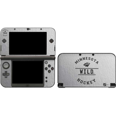 NHL Minnesota Wild Black Text Nintendo Skins
