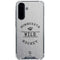 NHL Minnesota Wild Black Text Galaxy A36 5G Clear Case
