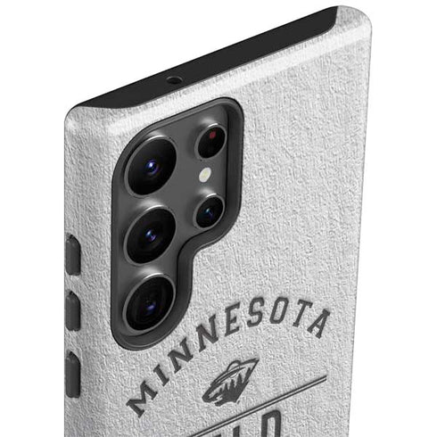 NHL Minnesota Wild Black Text Galaxy S23 Ultra Pro Case