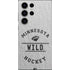 NHL Minnesota Wild Black Text Galaxy S24 Ultra Skin