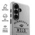 NHL Minnesota Wild Black Text Galaxy S26 Impact Case