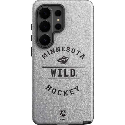NHL Minnesota Wild Black Text Galaxy S26 Ultra Impact Case