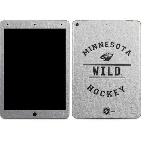 NHL Minnesota Wild Black Text iPad Skins