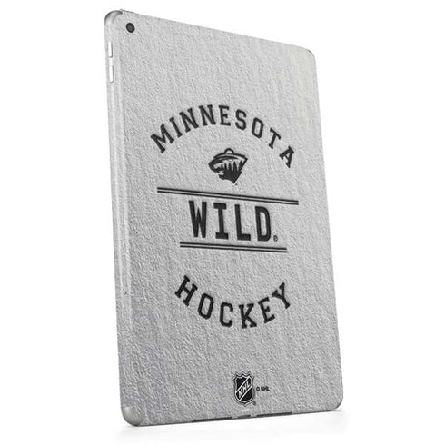NHL Minnesota Wild Black Text Apple iPad Skin