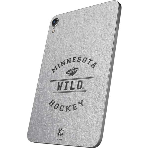 NHL Minnesota Wild Black Text Apple iPad Mini Skin