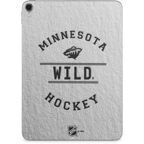 NHL Minnesota Wild Black Text Apple iPad Pro Skin