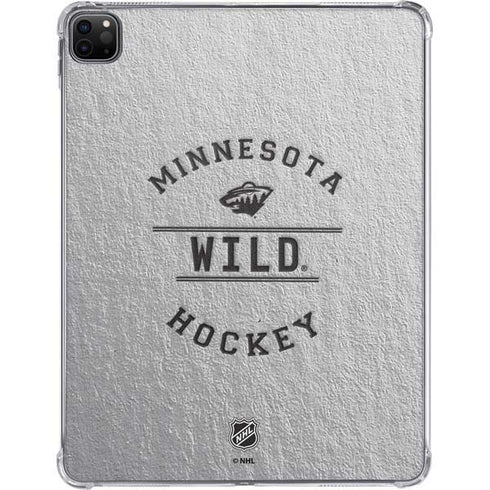 NHL Minnesota Wild Black Text iPad Pro 11in (2024) Clear Case