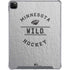 NHL Minnesota Wild Black Text iPad Cases
