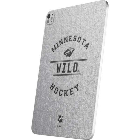 NHL Minnesota Wild Black Text iPad Pro 13in M4 (2024) Skin
