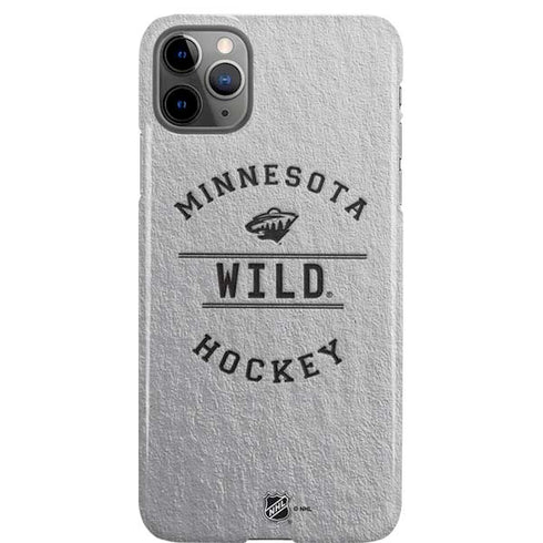 NHL Minnesota Wild Black Text iPhone Cases