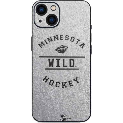 NHL Minnesota Wild Black Text iPhone Skins