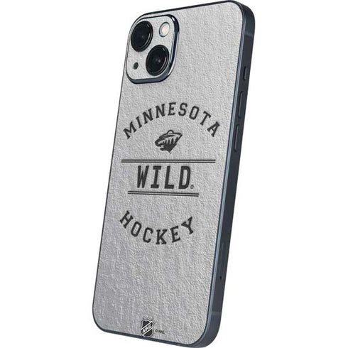 NHL Minnesota Wild Black Text iPhone Skins