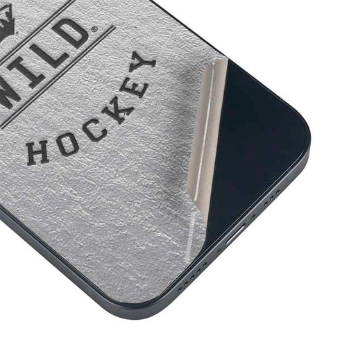 NHL Minnesota Wild Black Text iPhone Skins
