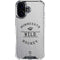 NHL Minnesota Wild Black Text iPhone 16 Clear Case