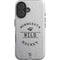 NHL Minnesota Wild Black Text iPhone 16 Impact Case