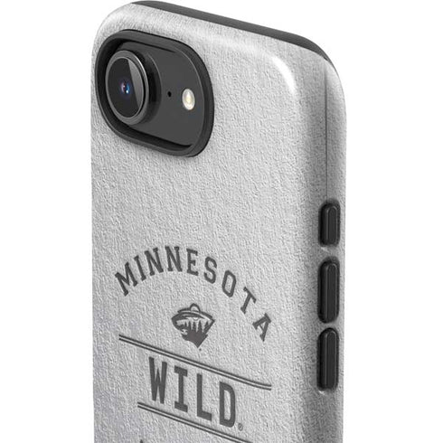NHL Minnesota Wild Black Text iPhone 16e Impact Case