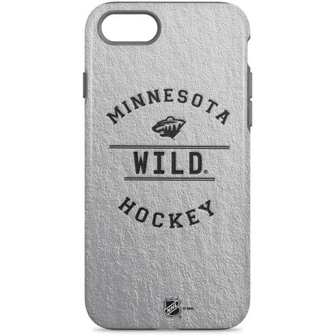 NHL Minnesota Wild Black Text iPhone Cases